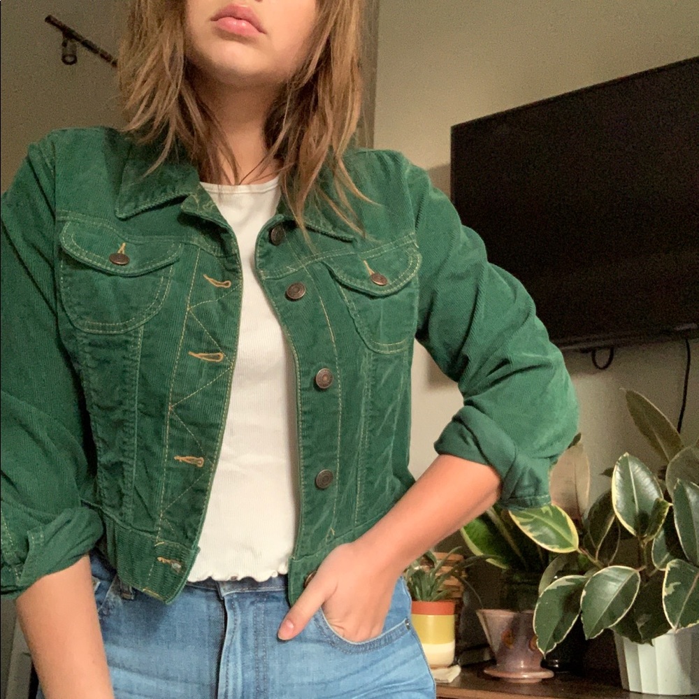 VINTAGE Corduroy Cropped Jacket
